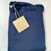 NWT Ettitude Sateen Ocean Blue Long Sleeve Button Down Pajama Shirt Top - Small