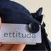 NWT Ettitude Sateen Ocean Blue Long Sleeve Button Down Pajama Shirt Top - Small