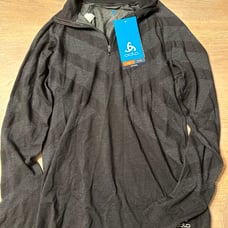 Men’s Odlo Turtle Neck Long Sleeve Half Zip Kinship Warm Size M NWT