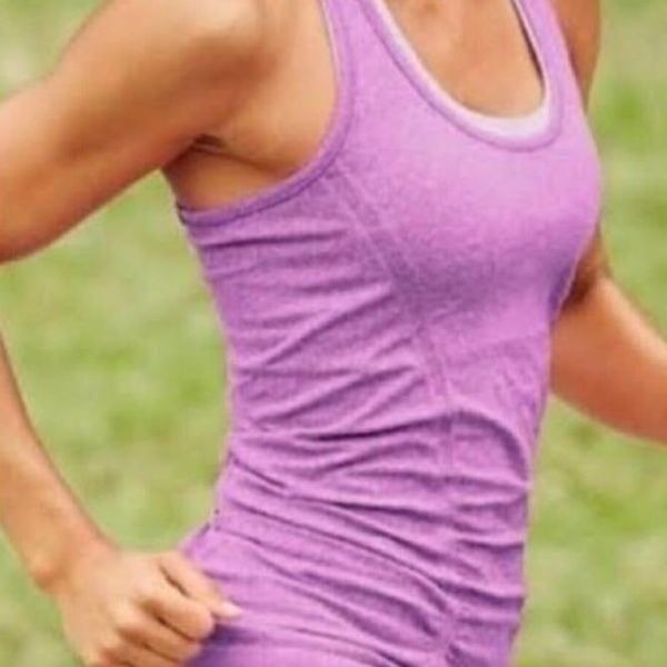 ATHLETA | Fastest Track Racerback Seamless Tank Top Gathered Women’s Size Small