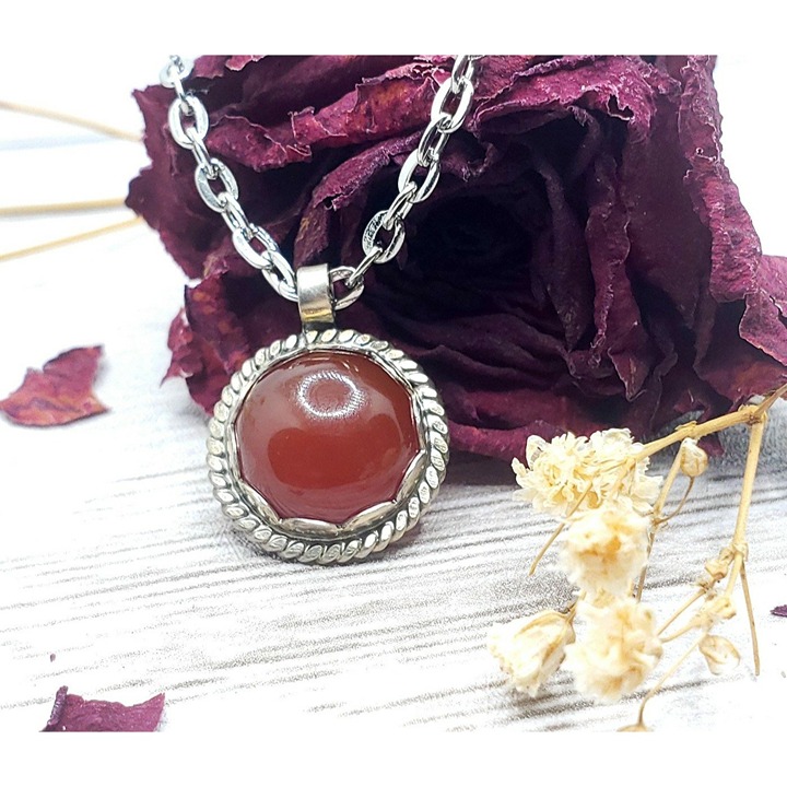Onyx sterling silver Necklace crystal necklace 925 silver