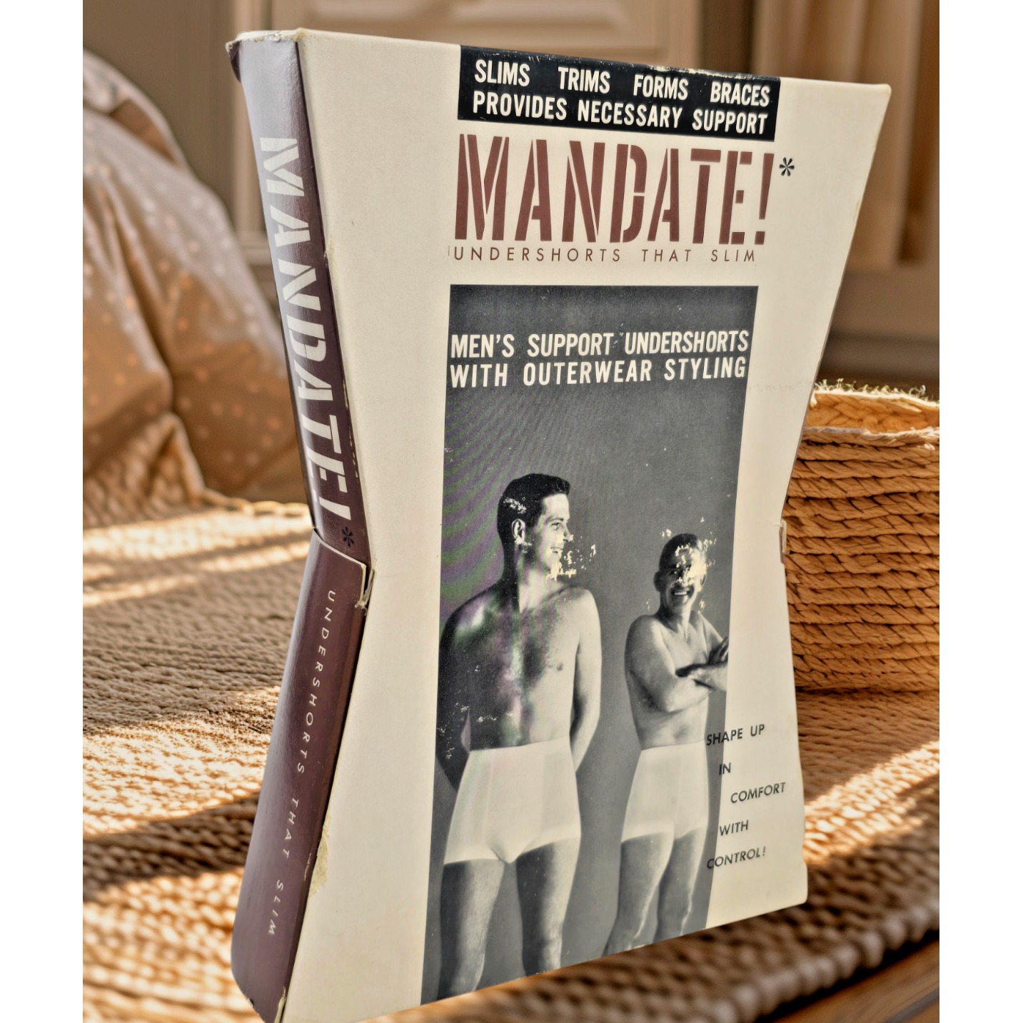 Antique 1960s MANDATE Men's Support Underwear-Undershorts That Slim Sz M in Box