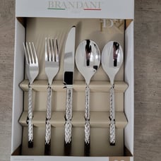 Brandani Italy Diamond Flatware Set 20 pcs Hotel Collection