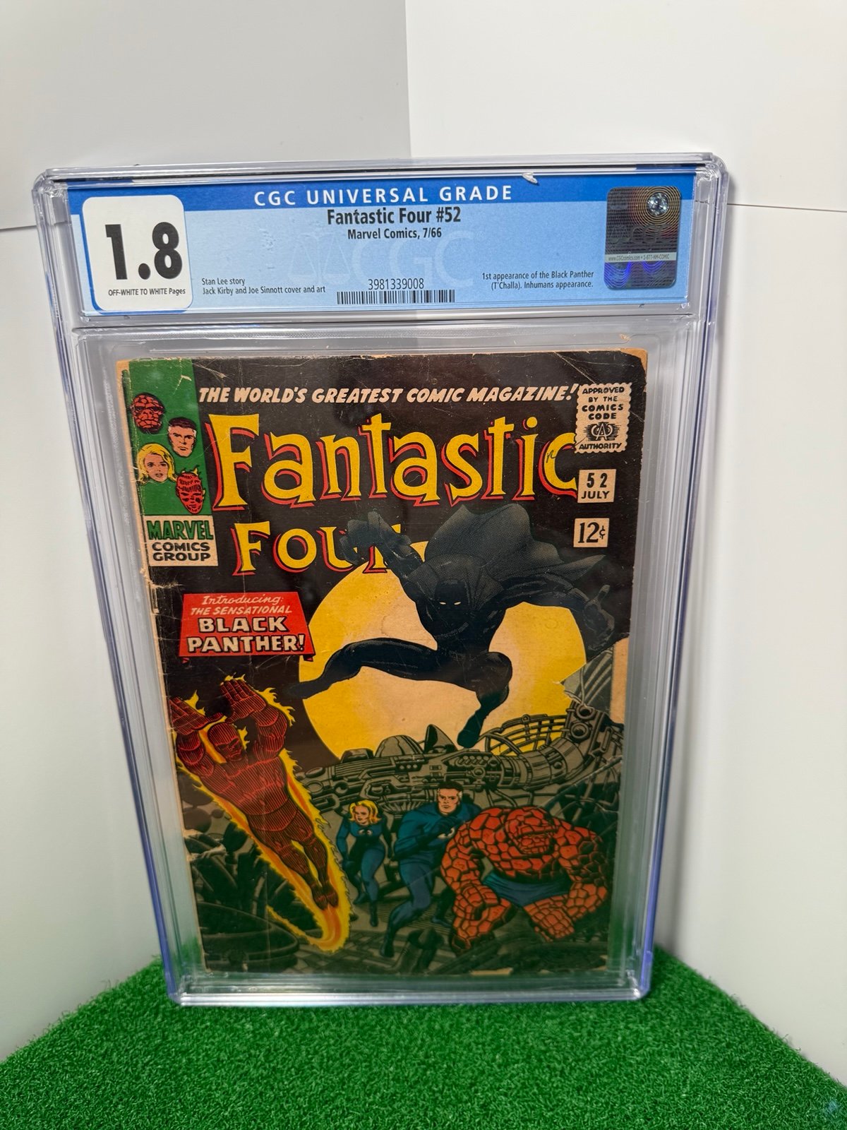 Fantastic Four #52 CGC 1.8 1st Appearance Of Black Panther Wakanda Forever