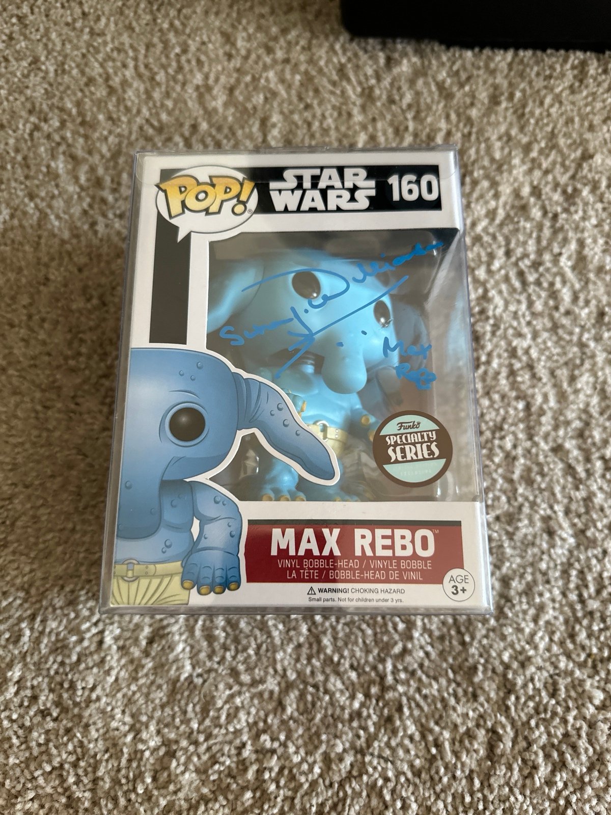Star Wars Funko Pop Max Rebo Signed 160