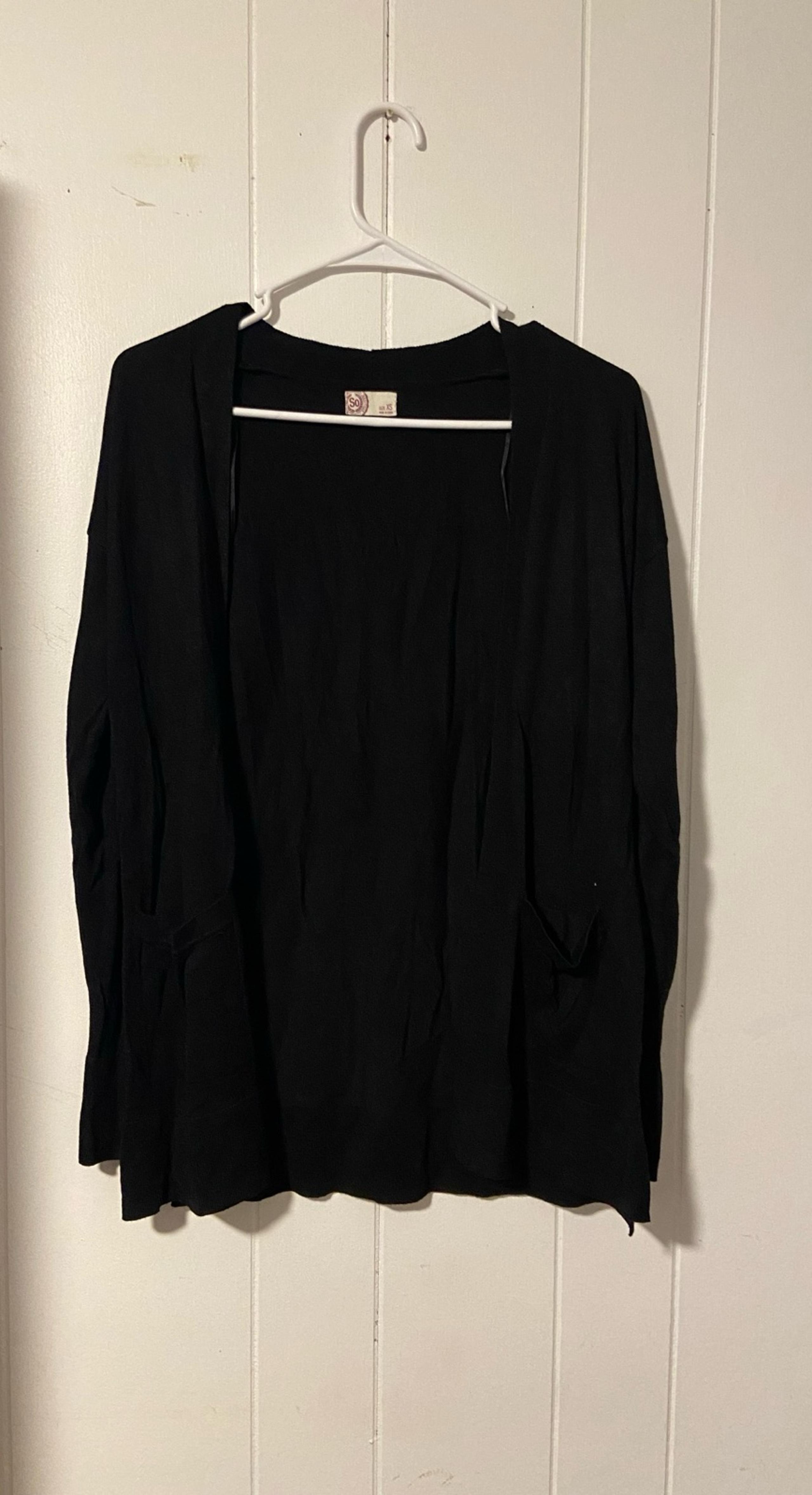Womens XS Black Cardigan