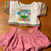 BABW Build-A-Bear Workshop Sanrio Hello Kitty and Friends Keroppi Shirt & Skirt