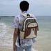 KayJayStyles (Double-Patch) Handmade Large Multi Pocket Hemp Nepal Backpack