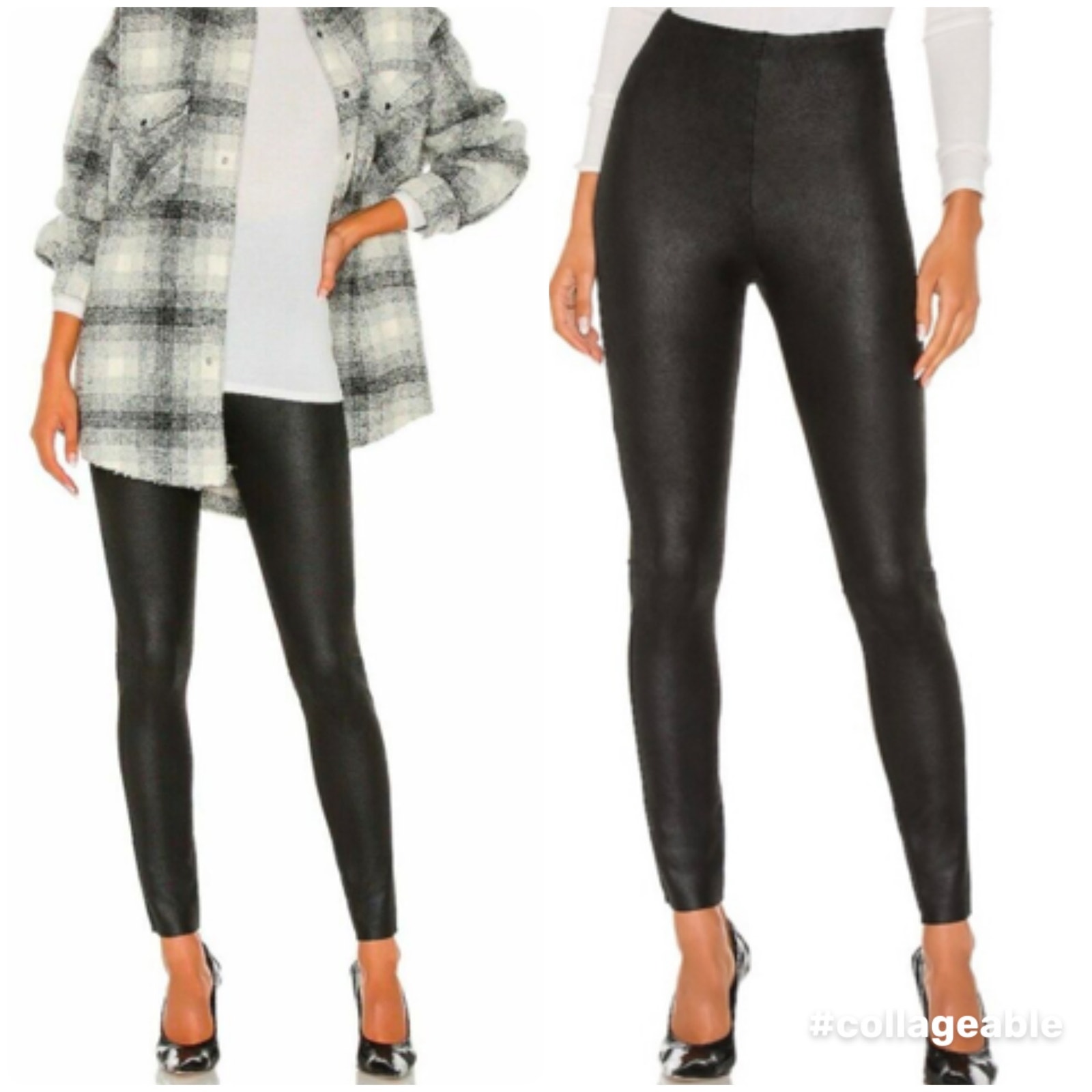 Commando Faux Suede Legging in Black