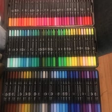 100 Colors Dual Tip Brush Pens Art Markers Set, Fine Tip Markers - NEW