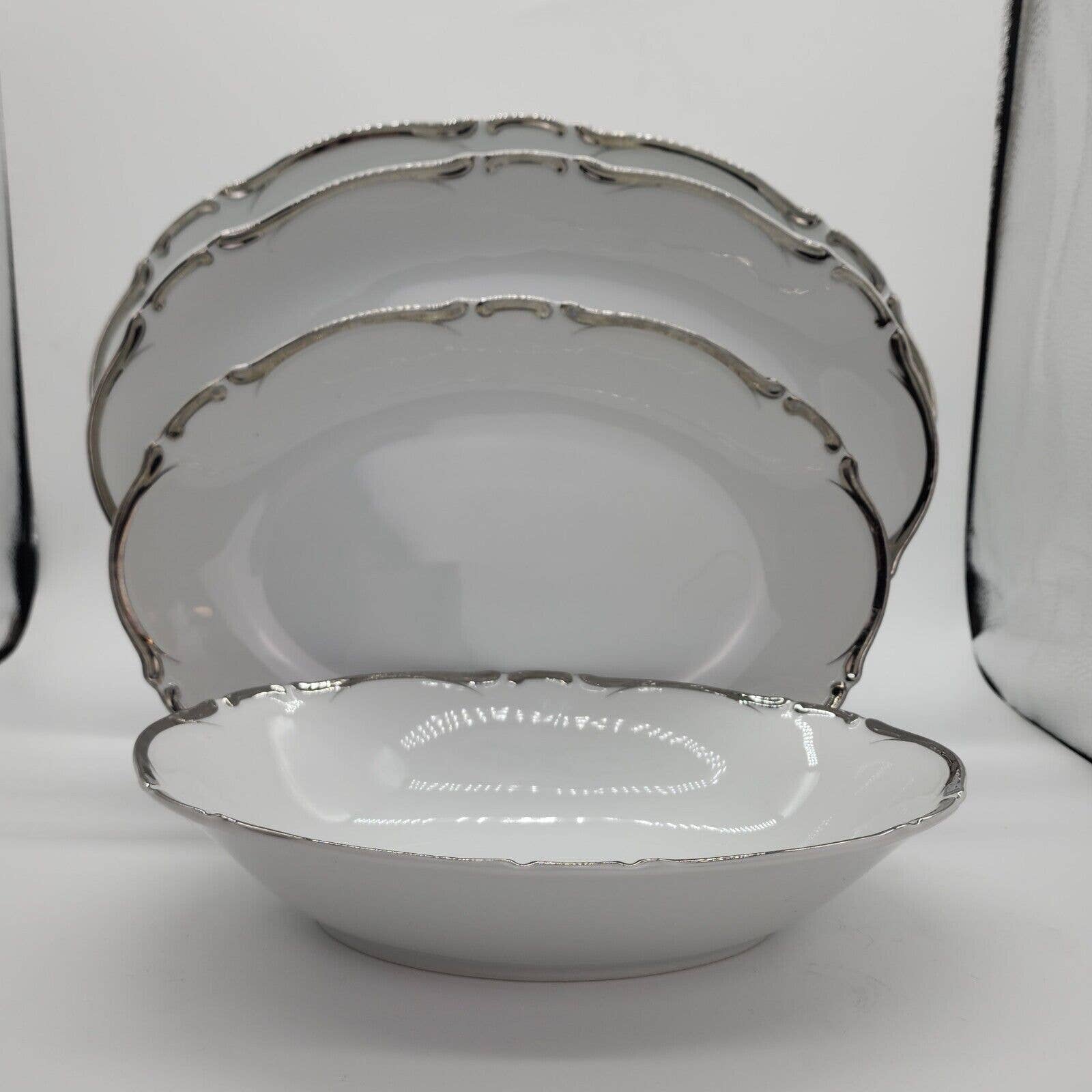 ♻️ Harmony House Starlight Server 4-Pc Set Vegetable Bowl 3-Platters