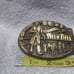 James Butler Hickok Wild Bill Wild West 1983 Solid Bronze Buckle Great Condition
