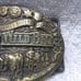 James Butler Hickok Wild Bill Wild West 1983 Solid Bronze Buckle Great Condition