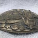 James Butler Hickok Wild Bill Wild West 1983 Solid Bronze Buckle Great Condition