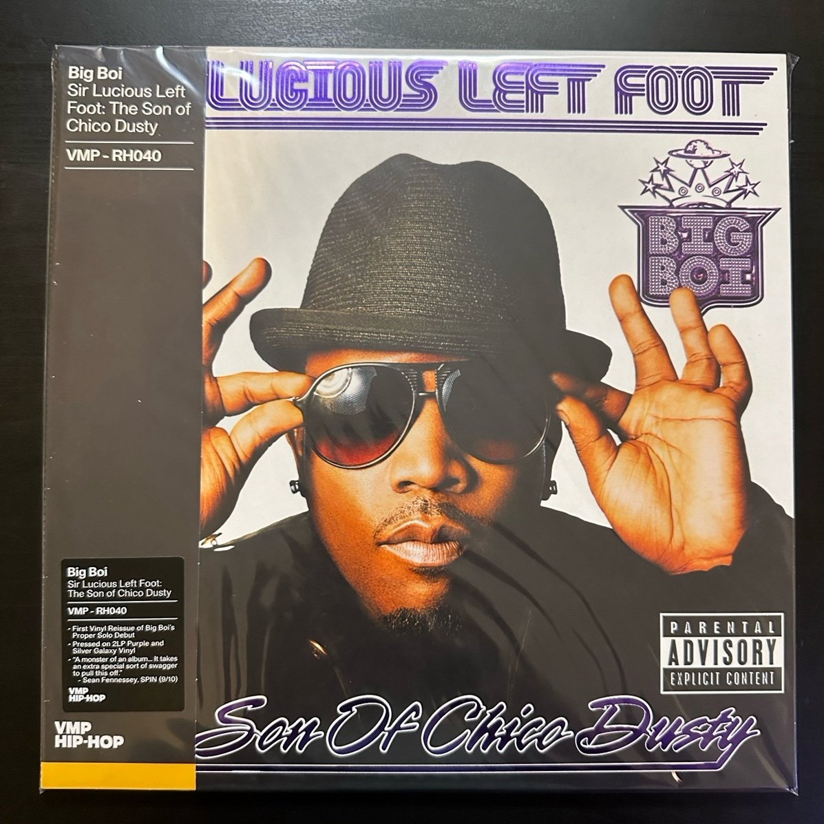 NEW! Big Boi - Sir Lucious Left Foot: Son of Chico Dusty VMP Purple Vinyl (2LP)