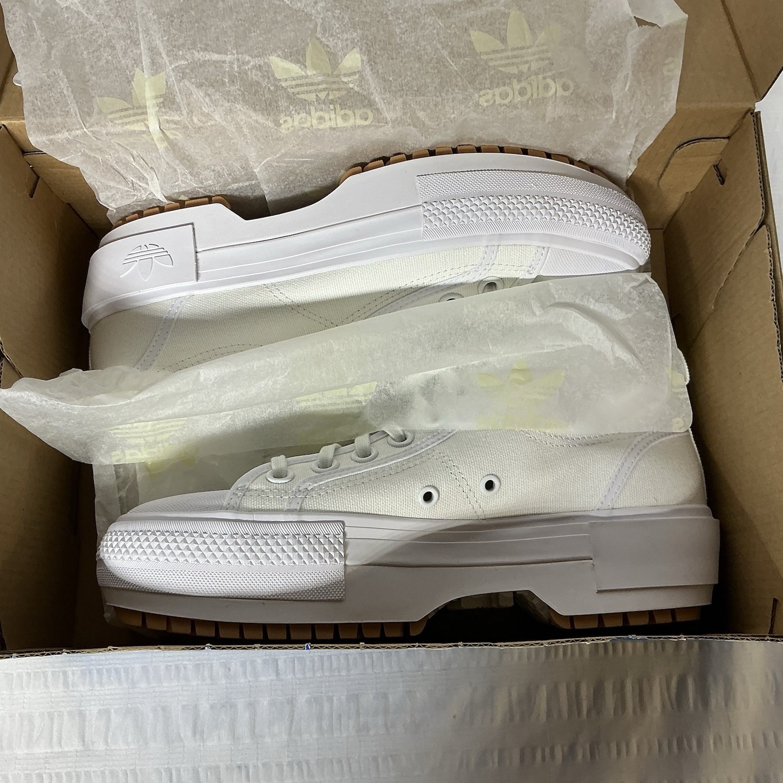 Adidas Originals Nizza Trek GZ8858 White Womens Sz 7.5 New With Box