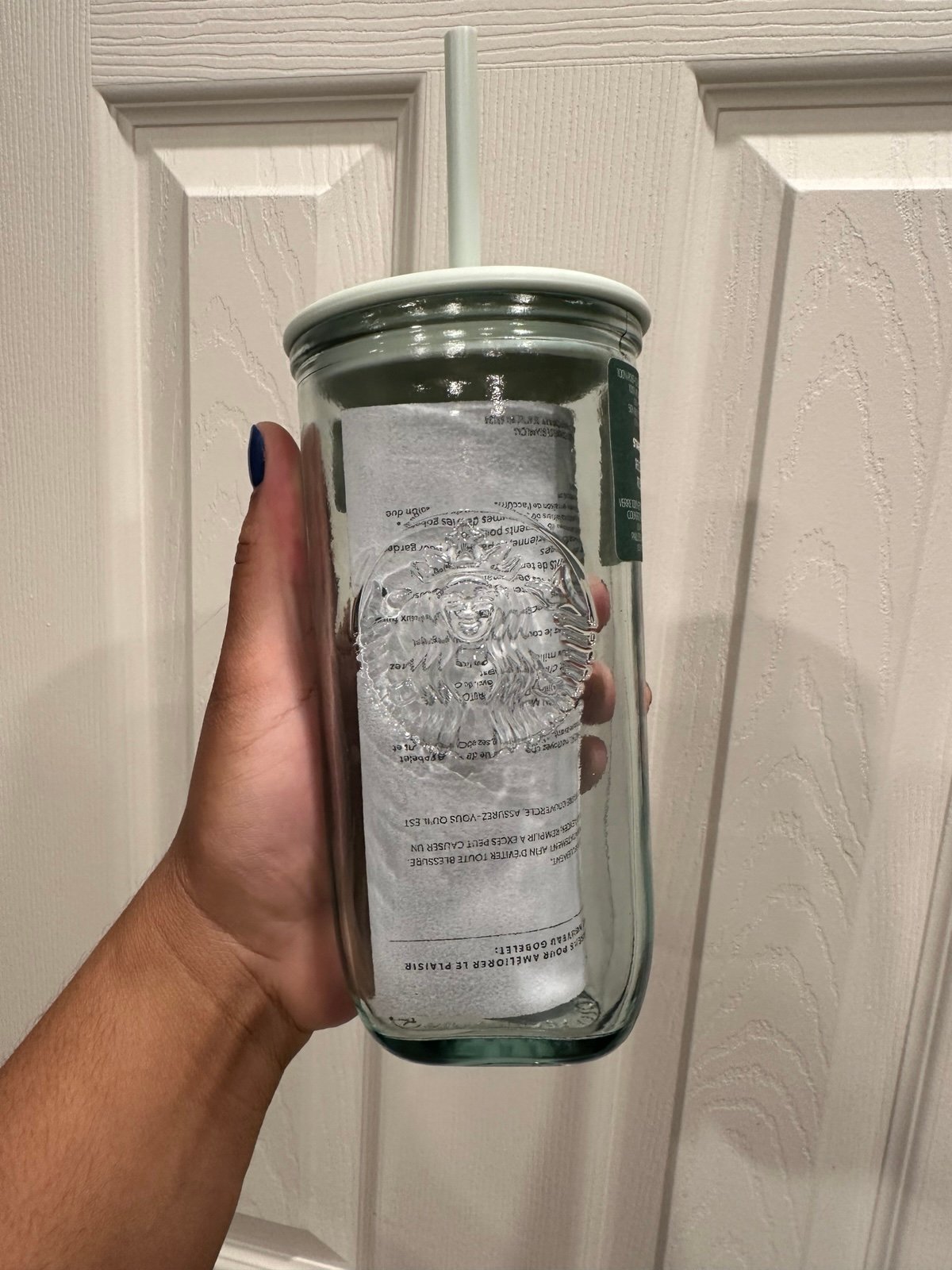 Recycled Glass Starbucks cup