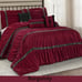 Classic Chic Ruched Pleated Comforter Set | 7 Piece AVIALABLE IN 3 COLOR PATTERN