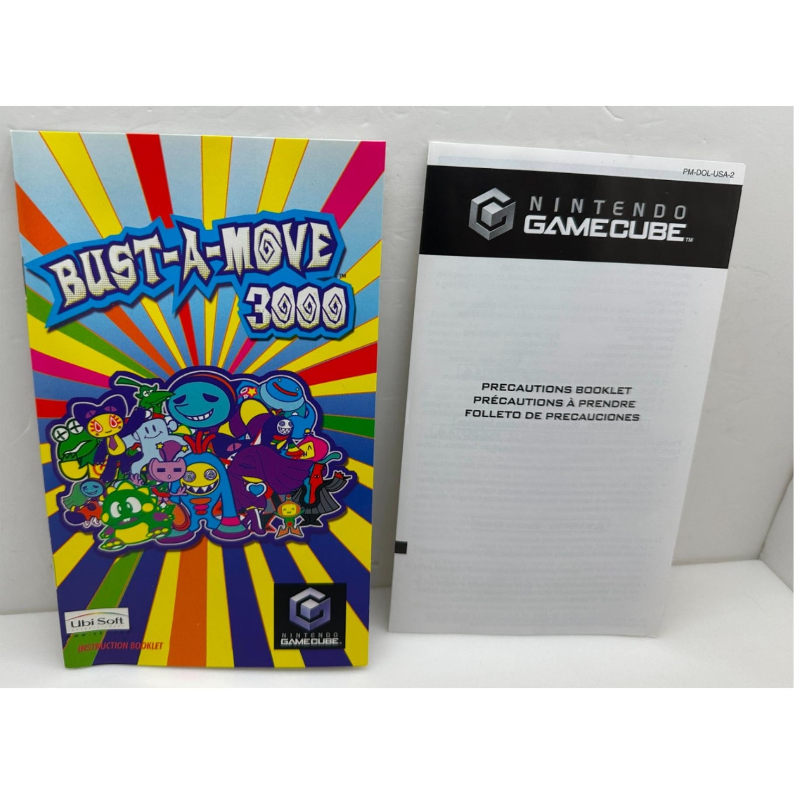 Bust-A-Move 3000 Nintendo GameCube Manual Only Complete With Registration