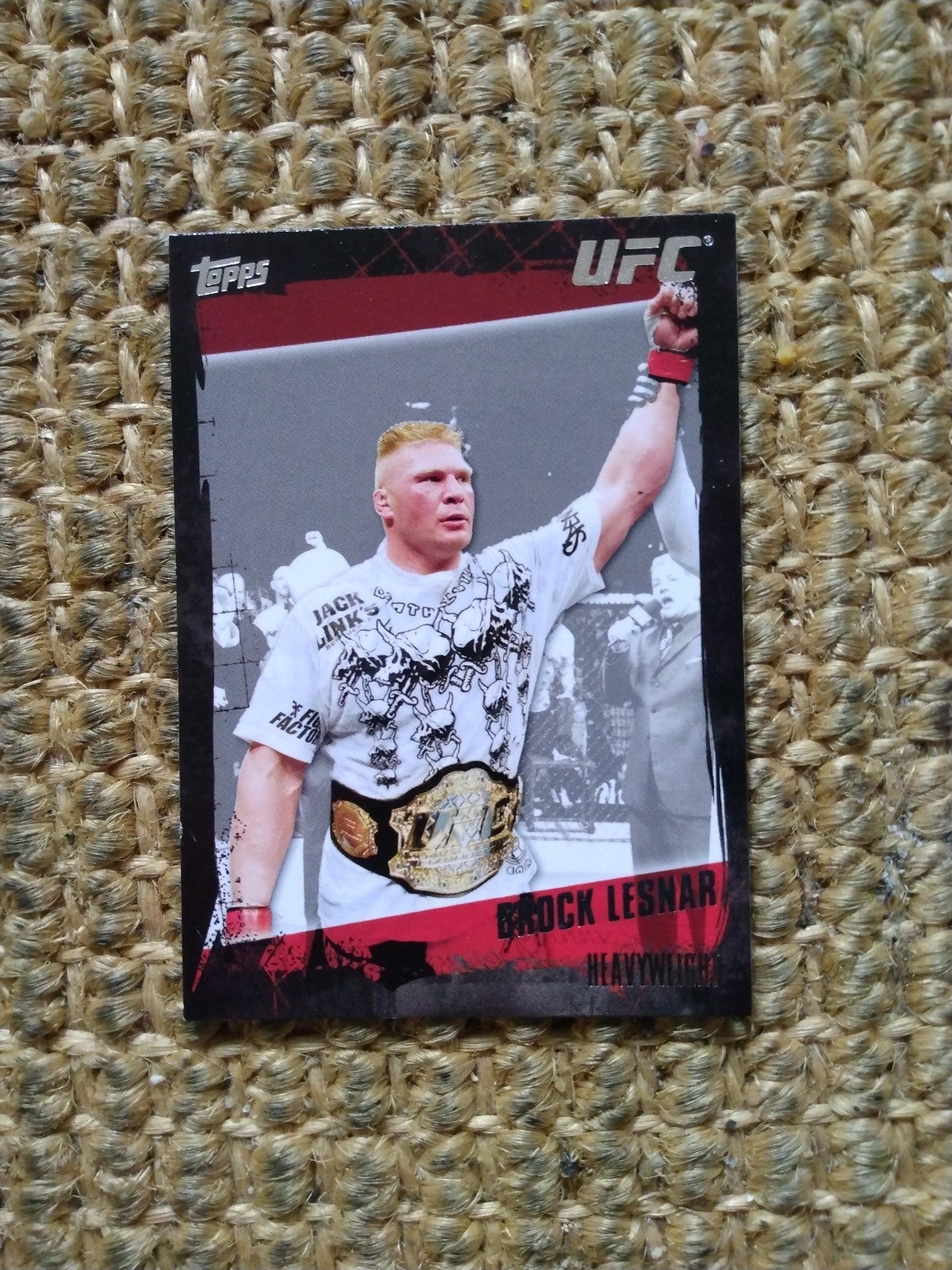 UFC Topps Brock Lesnar OUT OF PRINT