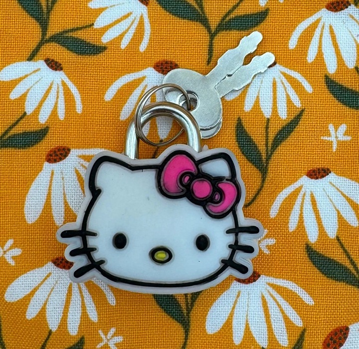 New “Hello Kitty” Stationary Lock This “Hello Kitty” stationary lock is new!