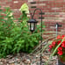 34 Inch Hanging Solar Lights, Shepherd Hook Lights with 2 Shepherd Hooks