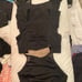 Black dance tops