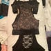 Black dance tops
