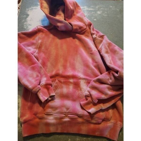 Madhappy Tie Dye Fleece lined pink limited edition Hoodie sz Small