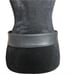 Women's Vintage Leather Statement Metal Sculptured Large Buckle Belt Size L