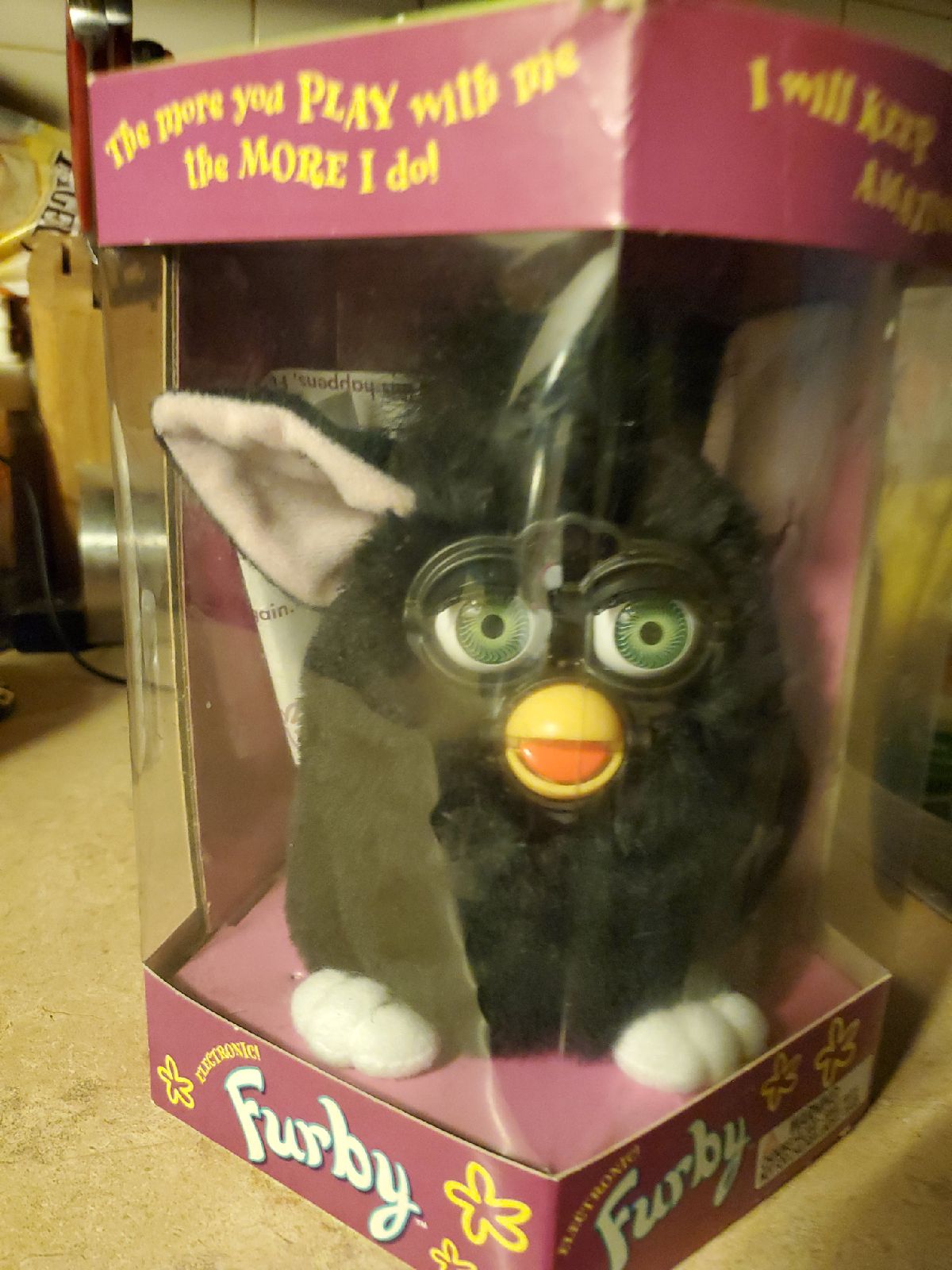 Witch's cat furby 1998 series 1