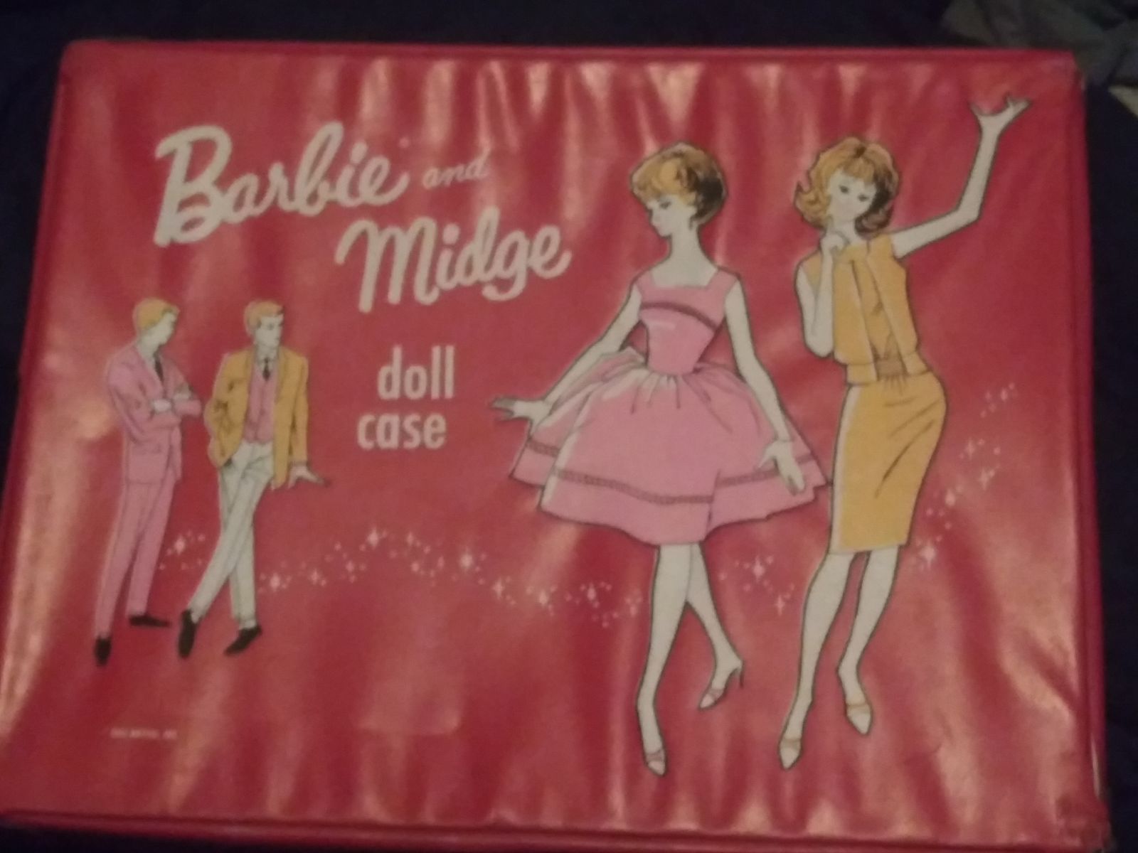Vintage Barbie And Midge Case