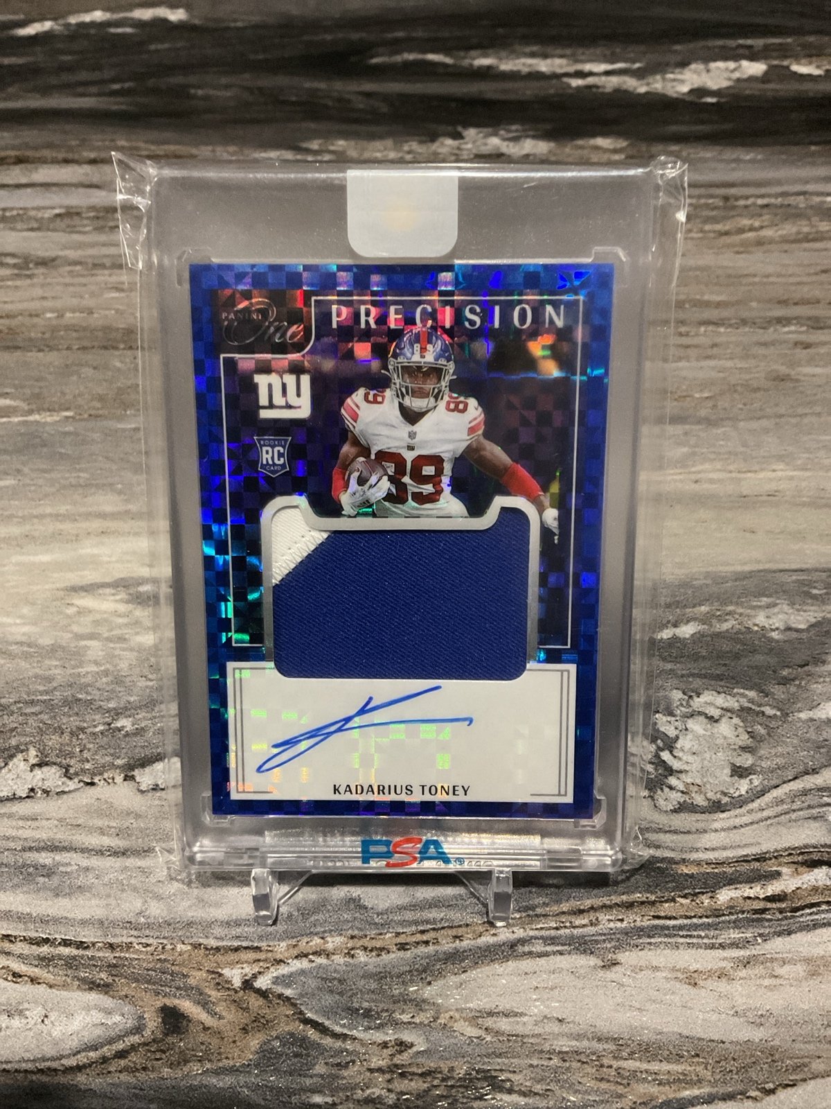 Kadarius Toney Rookie Patch Autograph Panini One 7/35