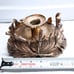 Vintage Chapman candlestick holder hurricane brass leaves candle ornate regency