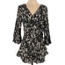 Free People All The Right Ruffles XS Black Romper