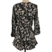 Free People All The Right Ruffles XS Black Romper