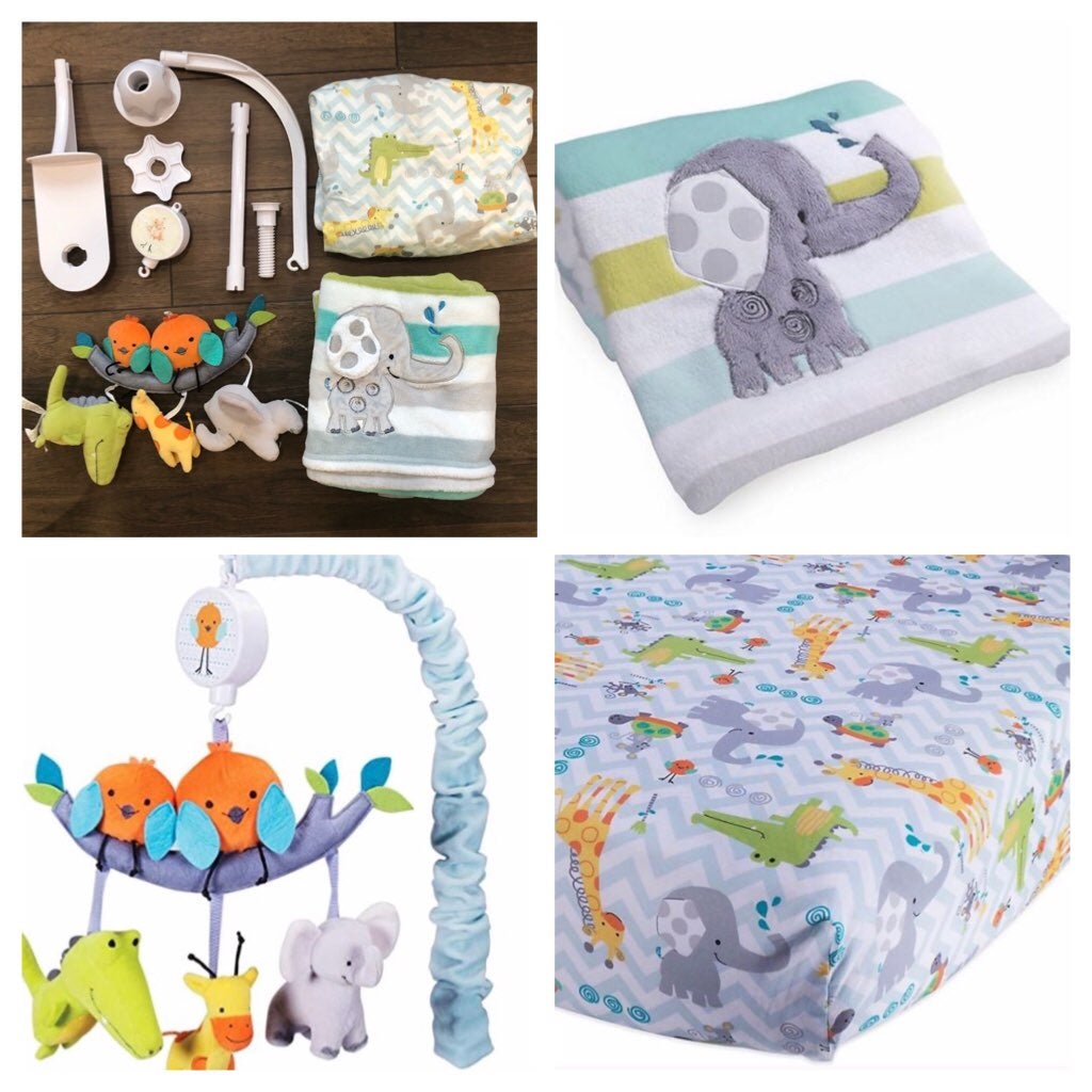 LAMB & IVY Yoo-Hoo 3-Piece Crib Set