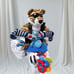 Motorcycle Diaper Cake, Tiger Cake, Baby Shower Gift