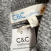 C&C CALIFORNIA NWT Heather Grey Crowl Neck Sweater S