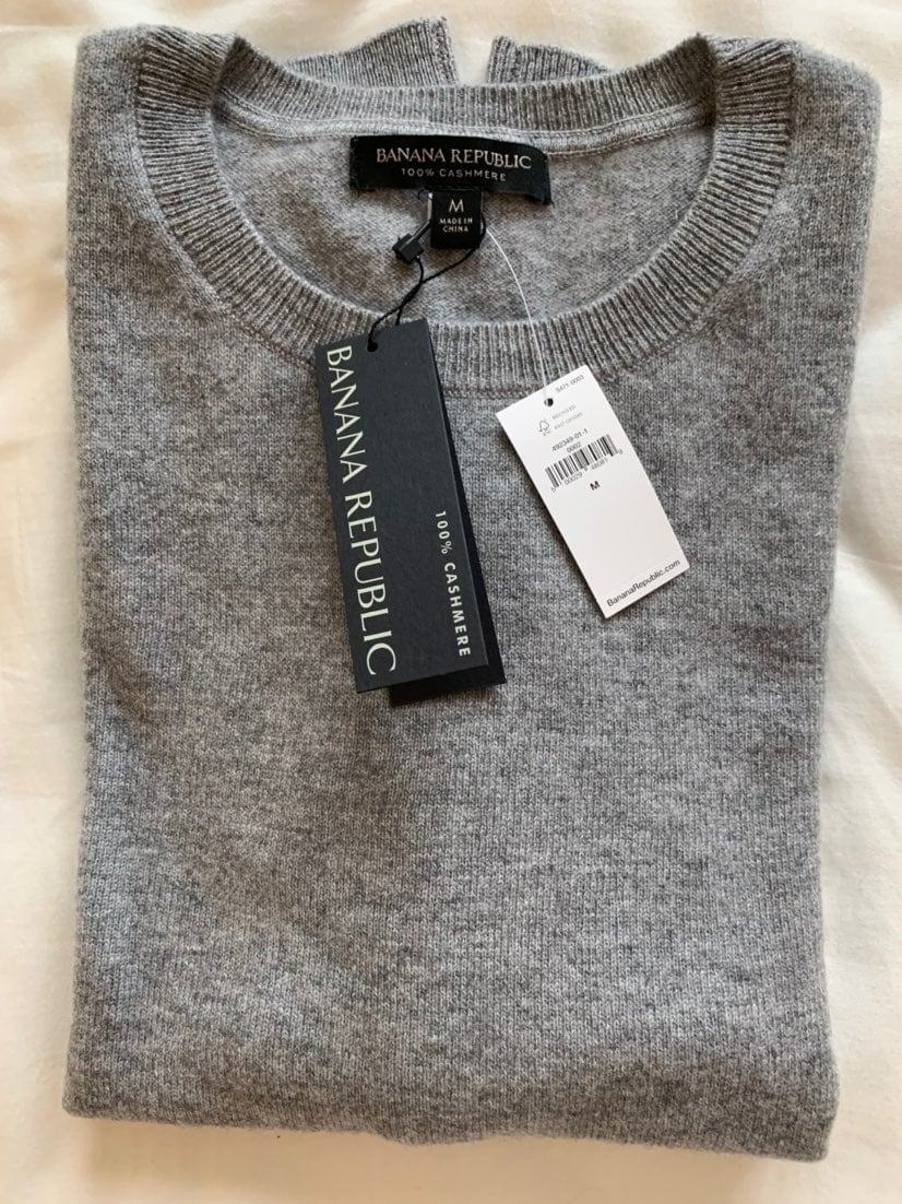 Banana Republic womens 100% Cashmere Swe