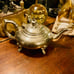 Vintage Manchester Royal thick wave style silver teapot early 20th century
