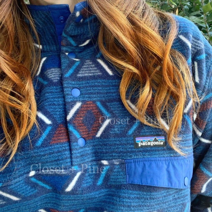 patagonia synchilla lifecycle glass blue