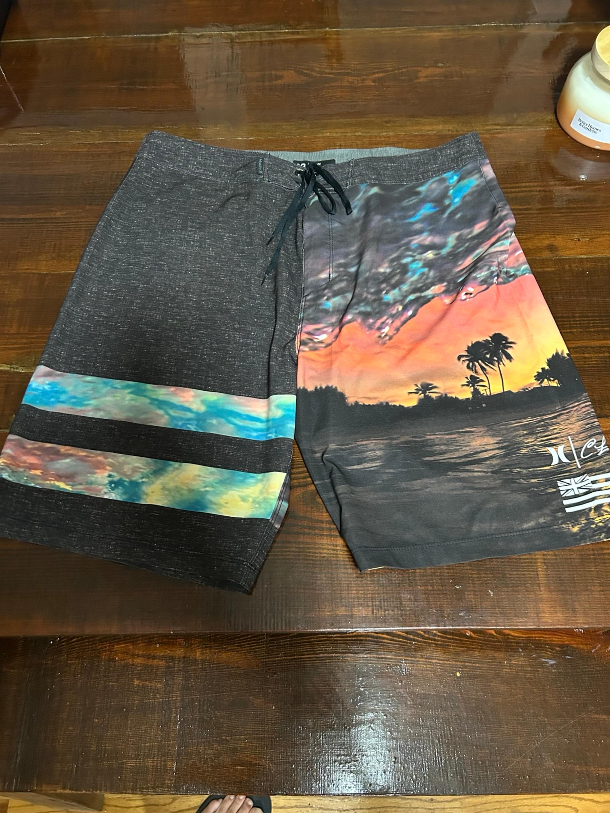 Hurley (Clark Little edition) swim trunks. Size 33. A35