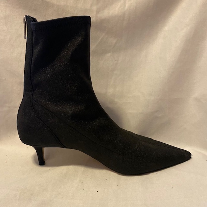 Jewel Badgley Women's Size 8.5 Mischka Fitted Pointed Toe Evening Bootie Black