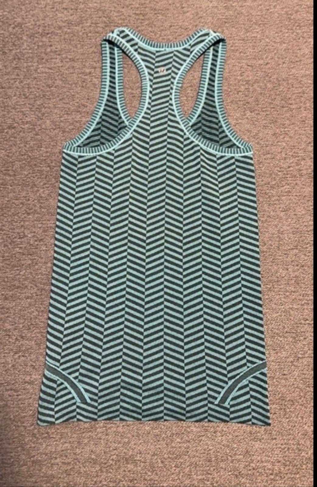 Lululemon Swiftly Tech Tank Top Racerback Heathered Blue Tropics Lut30