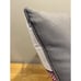 Pottery Barn Teen New York City Square Throw Pillow EMBROIDERED Down Fill Zipper