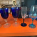 Antique wine glasses