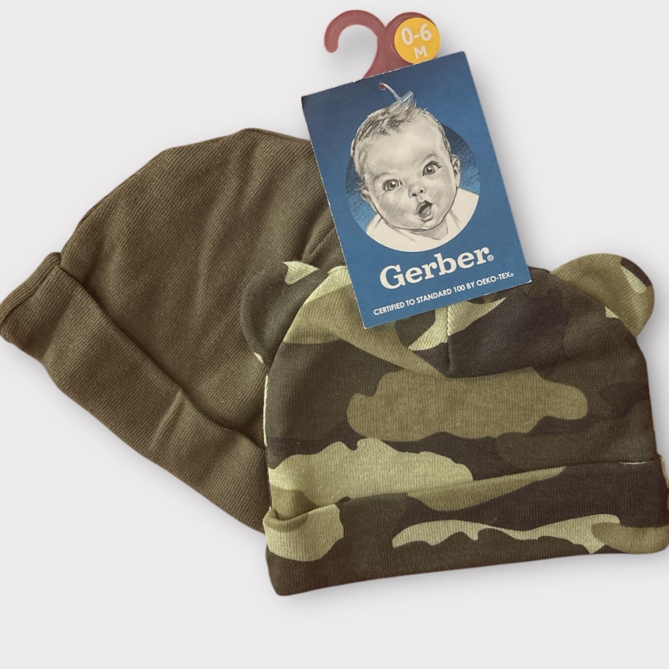 Baby 0-6 months camo beanie cap