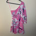 Yumi Kim Pink Floral One Shoulder Dress Size M