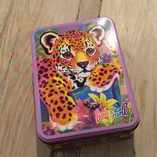 Lisa Frank Leopard Tin